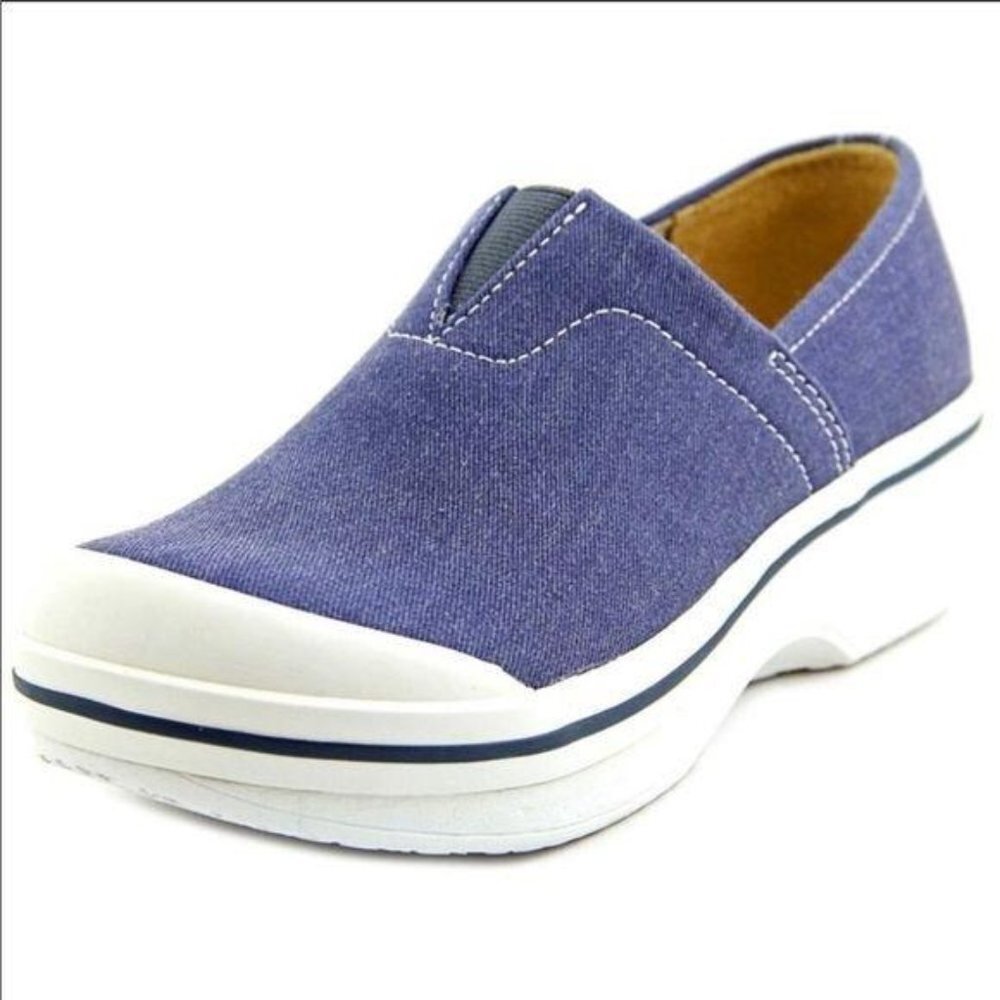 Dansko Vesta Canvas Kid’s Clogs, 28 NIB